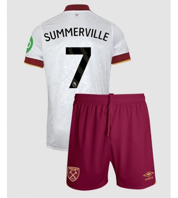 West Ham United Crysencio Summerville #7 Tredje Kläder Barn 2024-25 Kortärmad (+ Korta byxor)